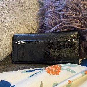 HOBO | black leather wallet